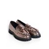 New York Rose Gold Embellished Loafers 1