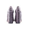 Deimille Bella elaphe grey pumps 3