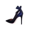Velvet Bow Embellished Suede Pumps – by Cardinal Milano – luxury italian design
