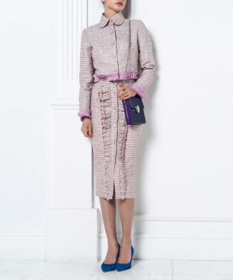 Alternative view of Gigi Mini Purple leather Chain bag