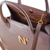 First Pride taupe leather tote – by Cardinal Milano – luxury italian design