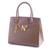 First Pride taupe leather tote – by Cardinal Milano – luxury italian design