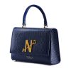 Cardinal N Opera croc effect blue leather shoulder bag 2