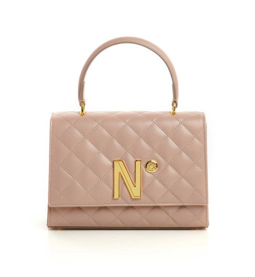 ⁦Opèra Quilted Powder leather shoulder bag MTO⁩ - الصورة ⁦4⁩