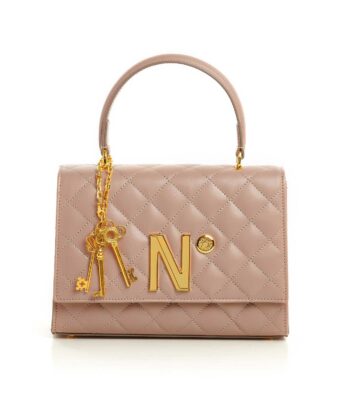 Opèra Quilted Powder leather shoulder bag MTO