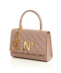 Cardinal opera powder beige quilted chain bag 4