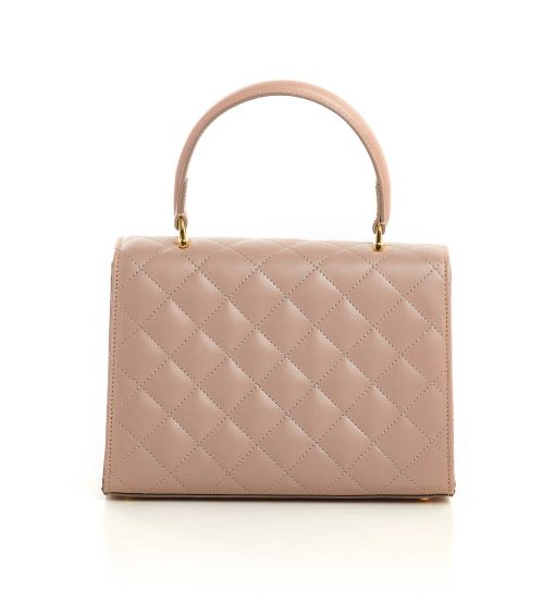 ⁦Opèra Quilted Powder leather shoulder bag MTO⁩ - الصورة ⁦5⁩