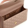 Cardinal opera powder beige quilted chain bag 7