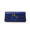 Cardinal N time 21 blue croc leather chain bag 4