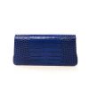 Cardinal N time 21 blue croc leather chain bag 6