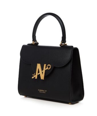 Alternative view of First Lady Black textured leather bag MTO
