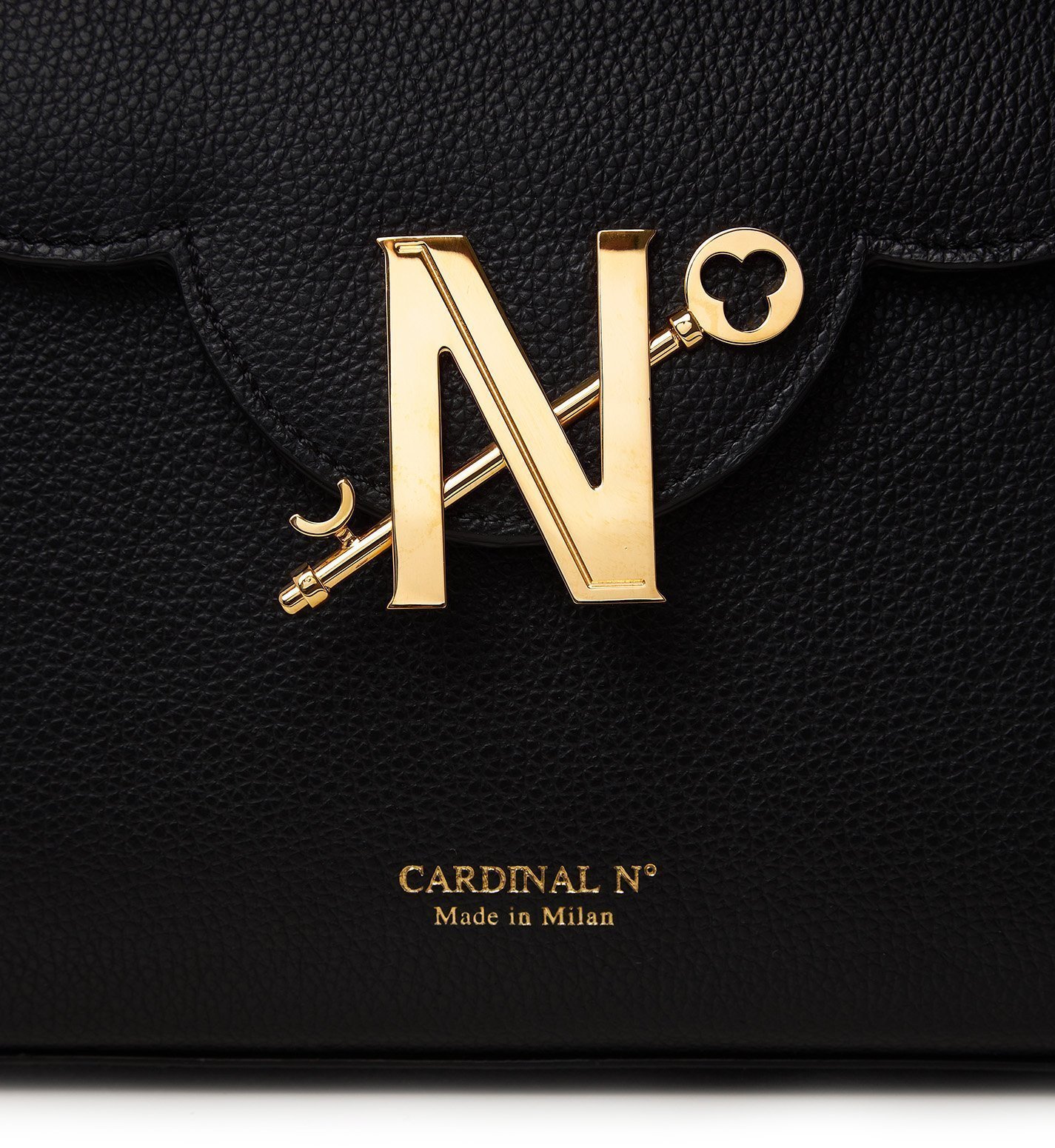 First Lady Black textured leather bag - Image 6