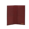 Croc Embossed bordeaux leather Wallet 03