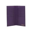 Croc Embossed purple leather Wallet 03