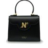 First Lady Black Smooth Leather bag xx02