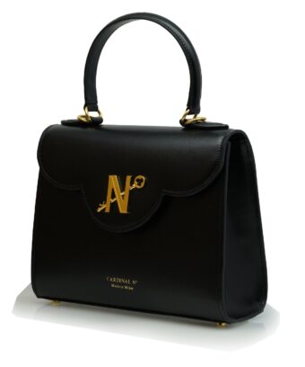 Alternative view of First Lady black leather handbag MTO
