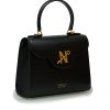 First Lady Black Smooth Leather bag xx06