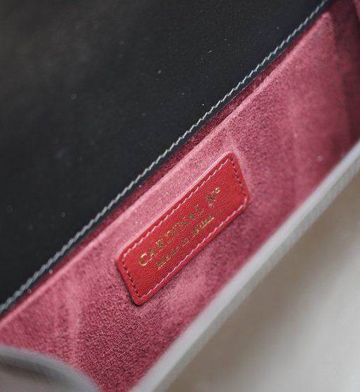 ⁦First Lady black leather handbag MTO⁩ - الصورة ⁦8⁩