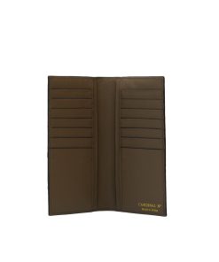Croc Embossed rose leather Wallet 01