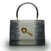 Opera secrets grey tejus lether handbag 01
