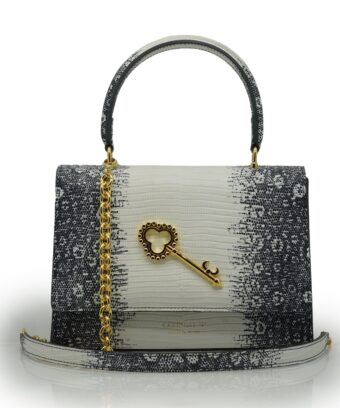 Cardinal Milano Cardinal – Opèra Secrets Tejus grey leather handbag MTO