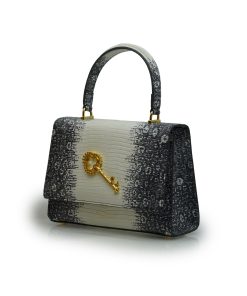 Opera secrets grey tejus lether handbag 04