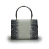 Opera secrets grey tejus lether handbag 05