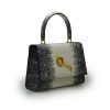 Opera secrets grey tejus lether handbag 07
