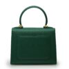 First Lady Diamond Green Textured Calf Leather Handbag - immagine 3