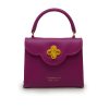 First Lady Micro pink leather bag 02