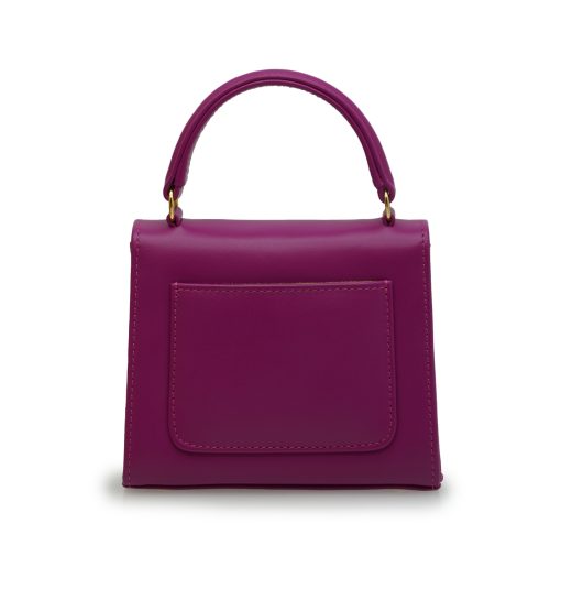 ⁦First Lady micro pink leather bag MTO⁩ - الصورة ⁦3⁩