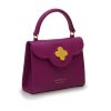 First Lady Micro pink leather bag 05