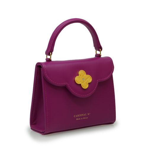 ⁦First Lady micro pink leather bag MTO⁩ - الصورة ⁦4⁩