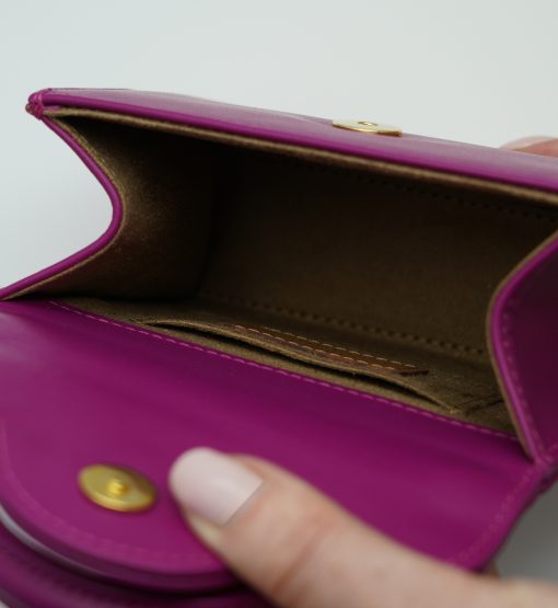 ⁦First Lady micro pink leather bag MTO⁩ - الصورة ⁦9⁩