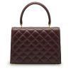 Opera Quilted Oxblood leather shoulder bag 05