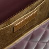 Opera Quilted Oxblood leather shoulder bag 07