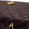 Opera Quilted Oxblood leather shoulder bag 09