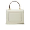 First Lady Diamond Ivory leather bag 05