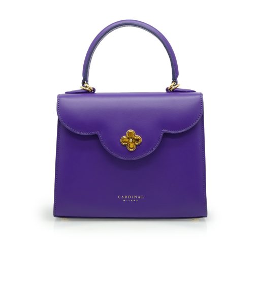 ⁦First Lady Diamond purple leather handbag⁩ - الصورة ⁦6⁩