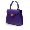 First Lady Diamond Purple leather handbag 02
