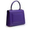 First Lady Diamond Purple leather handbag 03