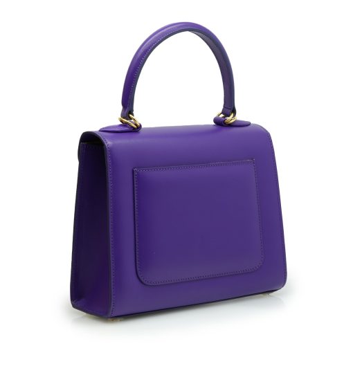 ⁦First Lady Diamond purple leather handbag⁩ - الصورة ⁦3⁩