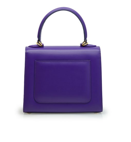 ⁦First Lady Diamond purple leather handbag⁩ - الصورة ⁦4⁩