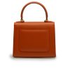 First Lady Secrets Orange leather handbag 05