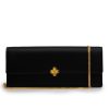Time 22 Black Satin Clutch 02