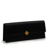Time 22 Black Satin Clutch 03