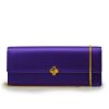 Time 22 Deep Purple Satin Clutch 02