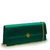 Time 22 Emerald Satin Clutch 04