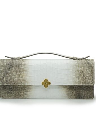 Time 22 Himalaya Croc embossed  leather bag MTO