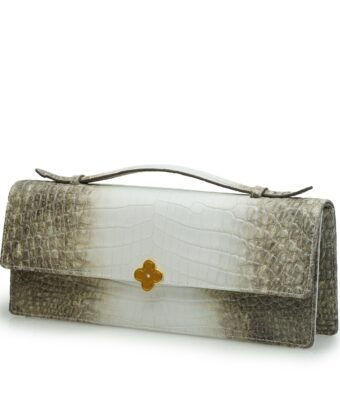 Alternative view of Time 22 Himalaya Croc embossed  leather bag MTO